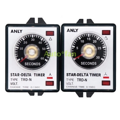 1PC AC110V 220V 30S 60S TRD-N Motor Starting Time Limit Relay #ke
