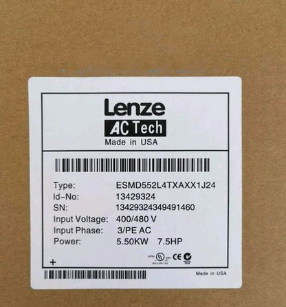LENZE ESMD552L4TXA Inverter One ping