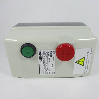 1PC  TECO HUEB-16K 12.5-18A 220V Control Motor Magnetic Starter