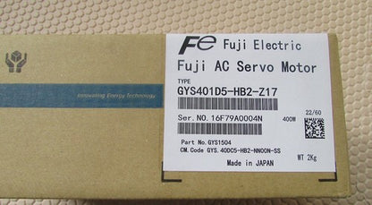 Fuji GYS401D5-HB2-Z17 Servo Motor 1PC GYS401D5HB2Z17 ping