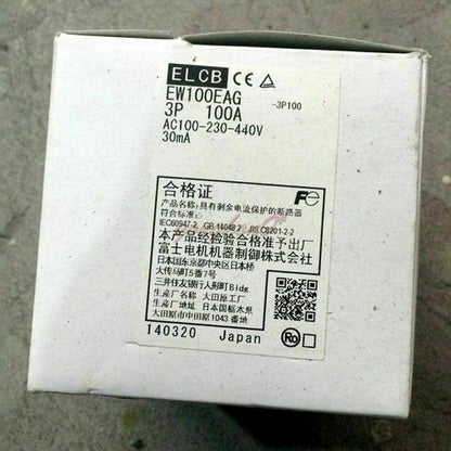 Fuji EW100EAG 3P 100A Circuit Breaker 1PC ping