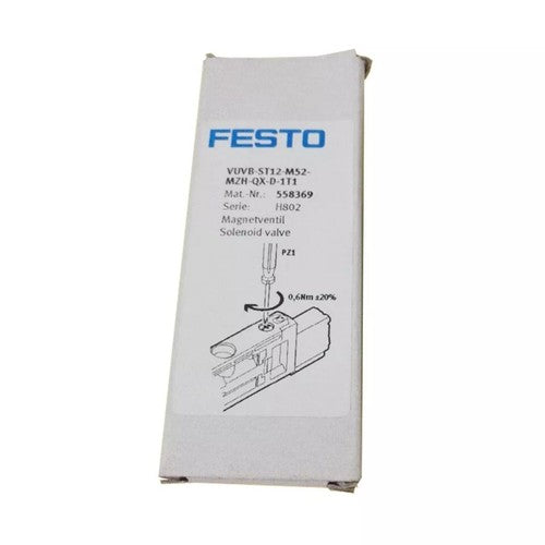 Festo VUVB-ST12-M52-MZH-QX-D-1T1 558369 Solenoid Valve One Free Shipping