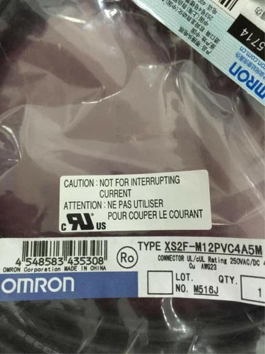 OMRON XS2F-M12PVC4A5M Photoelectric Sensor Cable 1PC Free Shipping
