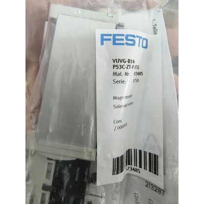 Festo VUVG-B14-P53C-ZT-F-1T1L 573485 Solenoid Valve One VUVGB14P53CZTF1T1L
