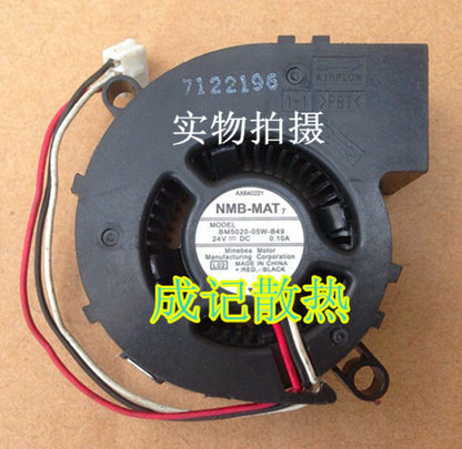 1pcs NMB BM5020-05W-B49 24V 0.10A 5CM 5020 3-wire turbo projector fan