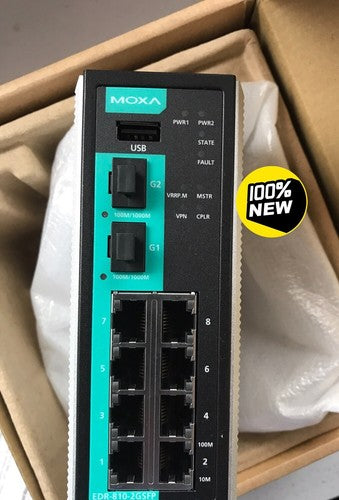 1PC  Moxa EDR-810-2GSFP Industrial Router ping