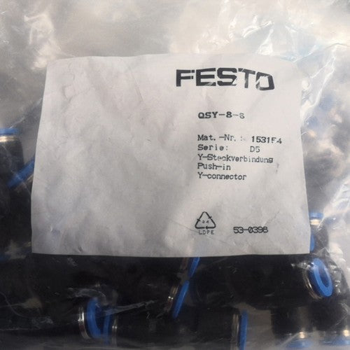 10PCS/1bag Festo QSY-8-6 153154 Connector Free Shipping QSY86