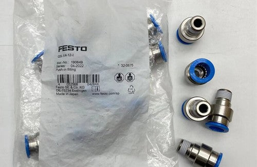 1Bag/10PCS Festo QS-1/4-12-I 190649 Threaded Fast Connector Free Shipping