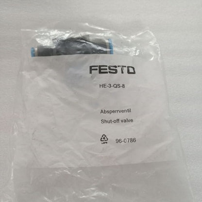 Festo HE-3-QS-8 153476 Valve  One Free Shipping HE3QS8