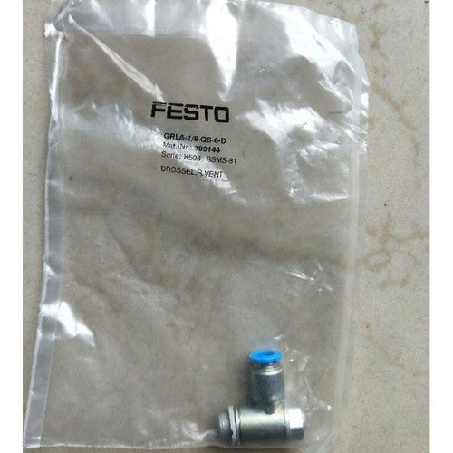 Festo GRLA-1/8-QS-6-D 193144 Valve  One Free Shipping GRLA1/8QS6D