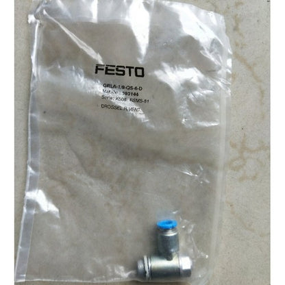Festo GRLA-1/8-QS-6-D 193144 Valve  One Free Shipping GRLA1/8QS6D