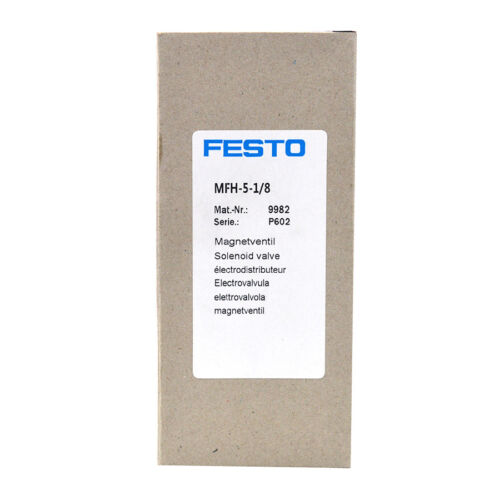 Festo MFH-5-1/8 9982 Solenoid Valve - New MFH51/8 Model - FESTO