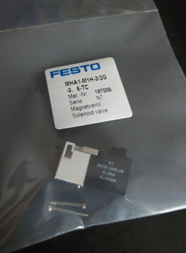 Festo MHA1-M1H-3/2G-0,6-TC 197005 Solenoid Valve One Free Shipping