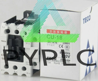 CU-18 CU18 TECO 220VAC contactor ～
