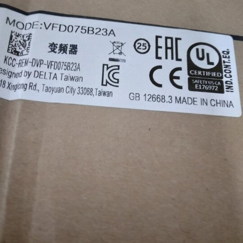 1PC Delta VFD075B23A Inverter ping