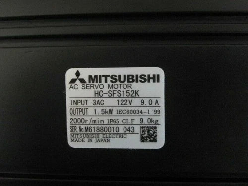Mitsubishi HC-SFS152K Servo Motor 1PC ping HCSFS152K