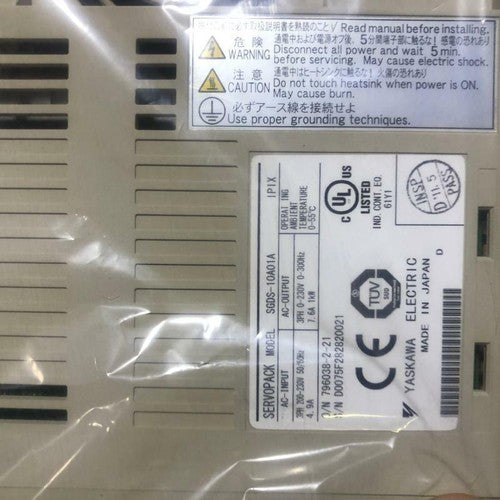 Yaskawa SGDS-10A01A Servo Driver 1PC ping SGDS10A01A
