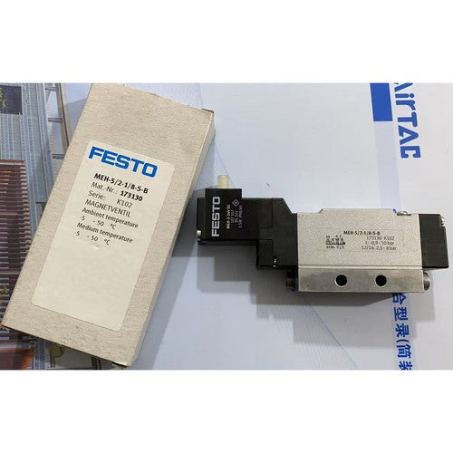 Festo MEH-5/2-1/8-S-B 173130 Solenoid Valve One Free Shipping