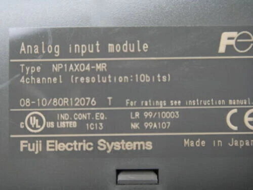 Fuji NP1AX04-MR PLC Module 1PC NP1AX04MR ping