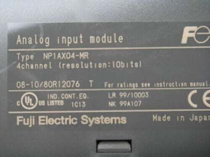 Fuji NP1AX04-MR PLC Module 1PC NP1AX04MR ping
