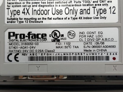 1PC  Pro-face ST401-AG41-24V Touch Screen ping