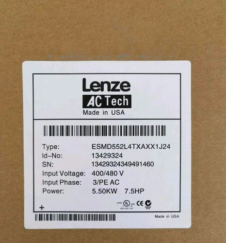 LENZE ESMD552L4TXA Inverter One ping