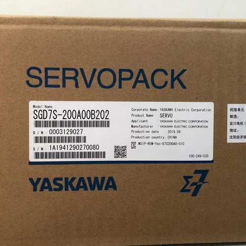 Yaskawa SGD7S-200A00B202 Servo Driver 1PC ping