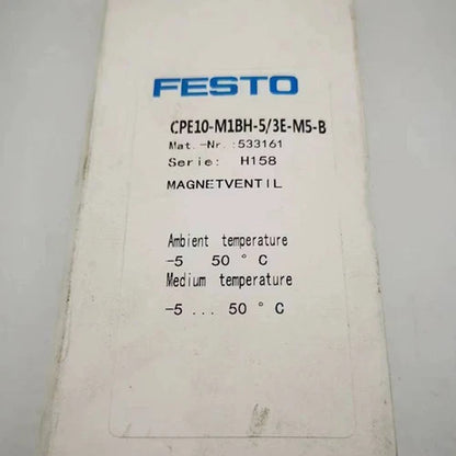 Festo CPE10-M1BH-5/3E-M5-B 533161 Solenoid Valve One CPE10M1BH5/3EM5B