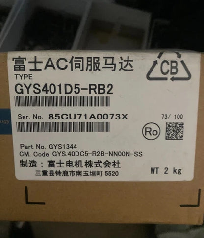 Fuji GYS401D5-RB2 Servo Motor 1PC GYS401D5RB2 ping