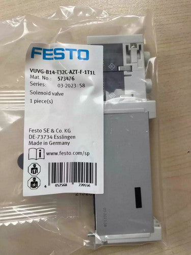 Festo VUVG-B14-T32C-AZT-F-1T1L 573476 Solenoid Valve One Free Shipping