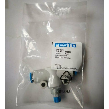 Festo GRO-QS-6 193973 Valve One Free Shipping GROQS6