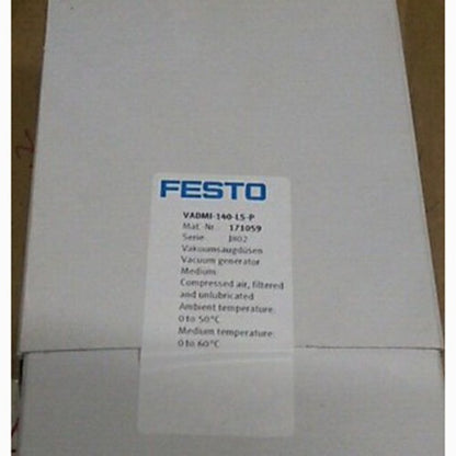 Festo VADMI-140-LS-P 171059 Vacuum Generator One VADMI140LSP