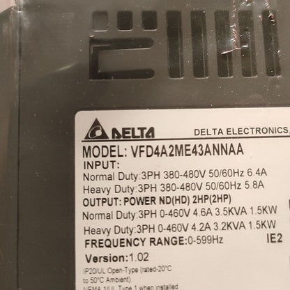 1PC Delta VFD4A2ME43ANNAA ME300 Series Inverter ping