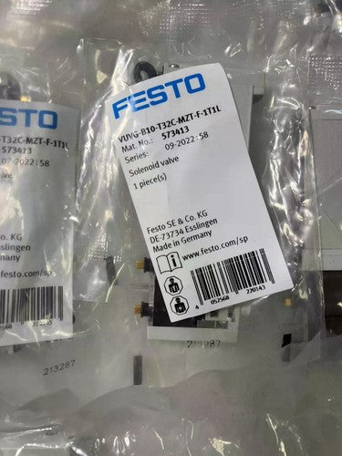 Festo VUVG-B10-T32C-MZT-F-1T1L 573413 Solenoid Valve One Free Shipping