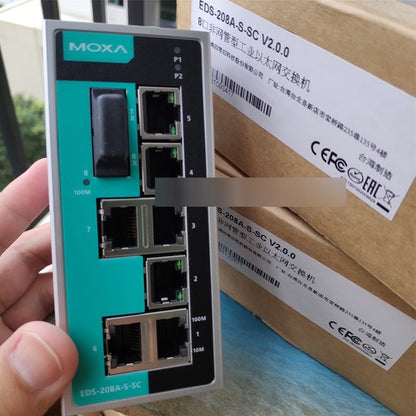 1PC  Moxa EDS-208A-S-SC Industrial Ethernet Switch EDS208ASSC