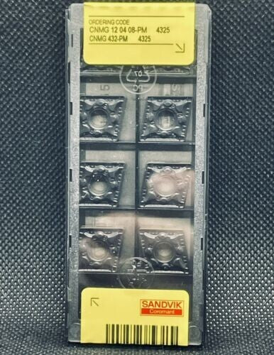 CNMG432-PM 4325 CNMG120408-PM CNC Carbide Inserts (10 PCS)