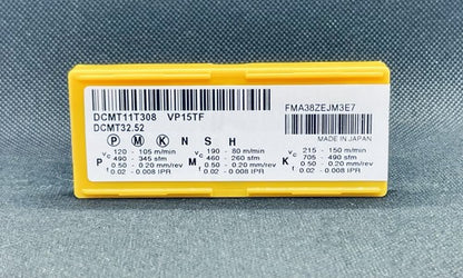 Mitsubishi Diaedge DCMT 32.52 DCMT11T308 VP15TF Carbide Inserts (10 PCS)