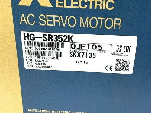 Mitsubishi HG-SR352K Servo Motor 1PC HGSR352K ping