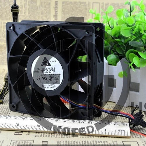 1PC PFC1212DE Delta Cooling Fan 12V 4.8A 4Pin 120*120*38mm