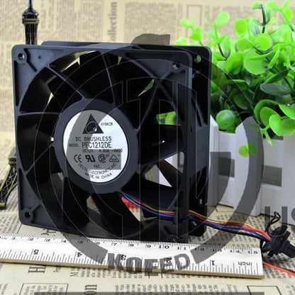 1PC PFC1212DE Delta Cooling Fan 12V 4.8A 4Pin 120*120*38mm