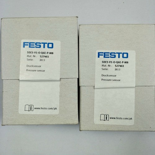 Festo SDE5-V1-O-Q6E-P-M8 527461 Pressure Switch One Free Ship SDE5V1OQ6EPM8