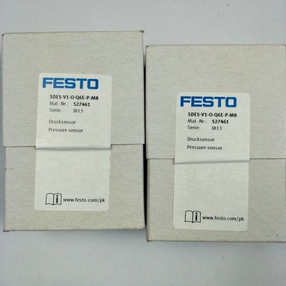 Festo SDE5-V1-O-Q6E-P-M8 527461 Pressure Switch One Free Ship SDE5V1OQ6EPM8