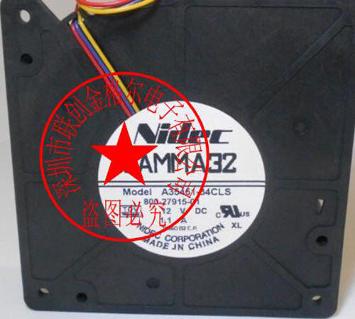 1pcs  NIDEC GAMMA32 A35451-34CLS 12V 1.1A 3 wire 12CM centrifugal fan