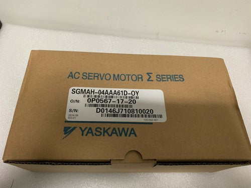 Yaskawa SGMAH-04AAA61D-OY Servo Motor 1PC SGMAH-04AAA61D-0Y