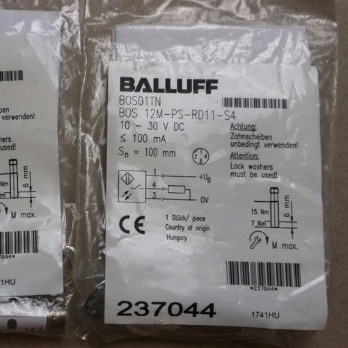BALLUFF BOS 12M-PS-RD11-S4 Photoelectric Switch One Free Shipping
