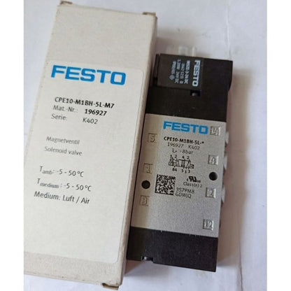 Festo CPE10-M1BH-5L-M7 196927 Solenoid Valve One Free Shipping CPE10M1BH5LM7