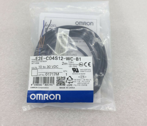 Omron E2E-C04S12-WC-B1 Proximity Switch - New Model E2E-C04S12 - OMRON