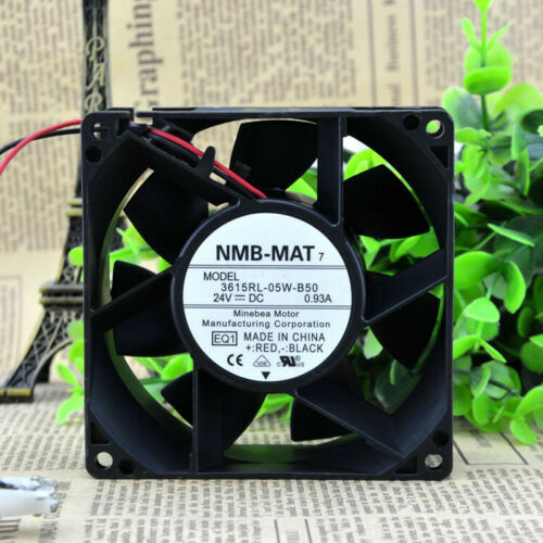 1pcs NMB 3615RL-05W-B50 24V 0.93A 90 * 90 * 38mm 9038 cooling fan