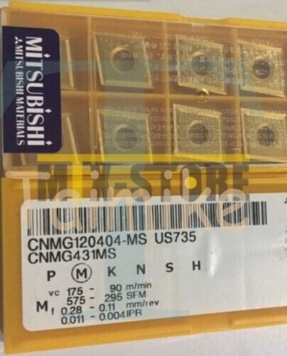 10pcs/Box Mitsubishi CNMG120404-MS US735 CNMG431MS Carbide Inserts