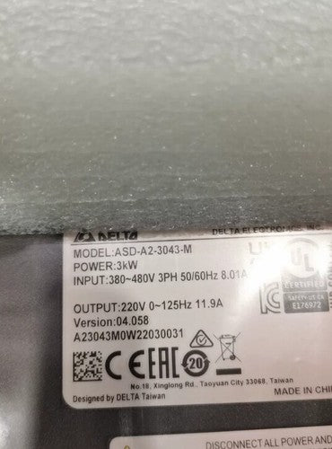 Delta ASD-A2-3043-M Servo Driver One ASDA23043M ping